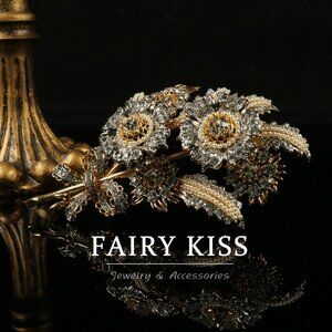 Stunning Pavé Crystal Statement Brooch | High-End Rhinestone Lapel Pin | Luxe